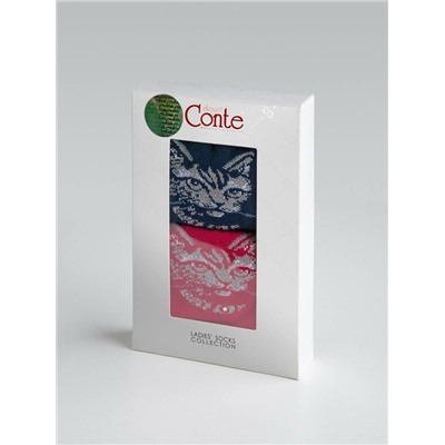 Классические CONTE ELEGANT  Носки женские хлопковые