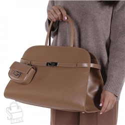 Сумка женская кожаная 1359TH apricot yellow Polina&Eiterou