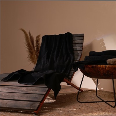 Полотенце махровое SL HOME: Waffle «Дарк Маре» 90×150 см, 100% хлопок, 490 г/м²