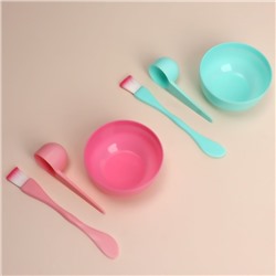 Набор косметический для масок, 3 предмета, МИКС