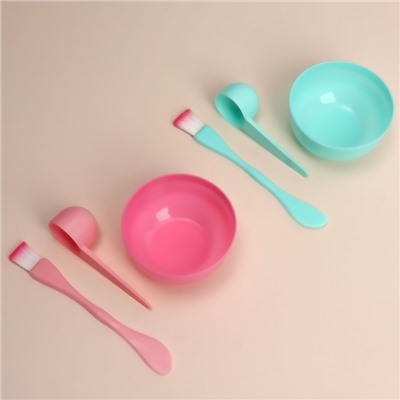 Набор косметический для масок, 3 предмета, МИКС