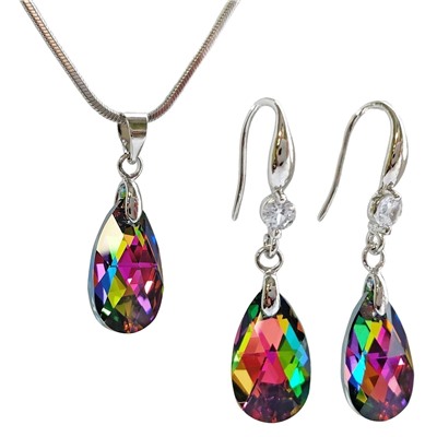 Комплект с кристаллами Swarovski