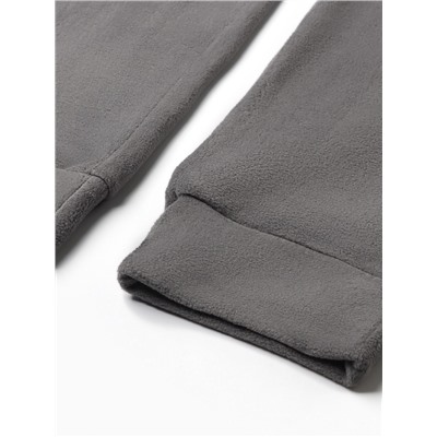Брюки флисовые мужские спортивные MINAKU: Fleece Soft, размер 44, графитовые