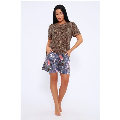 Пижама с шортами ПЖ-004 НАТАЛИ, 1230635