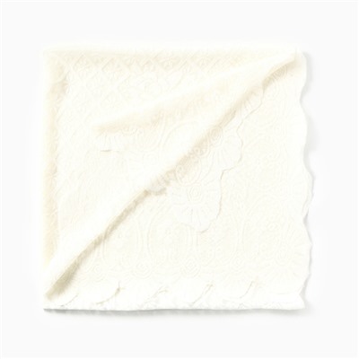 Скатерть Доляна Ажур, цвет бежевый 140×200 ± 5 см, 100%п/э