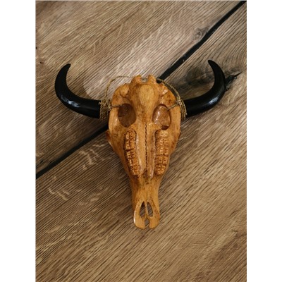 Сувенир интерьерный «Череп буйвола», 15×16×7 см, полирезин