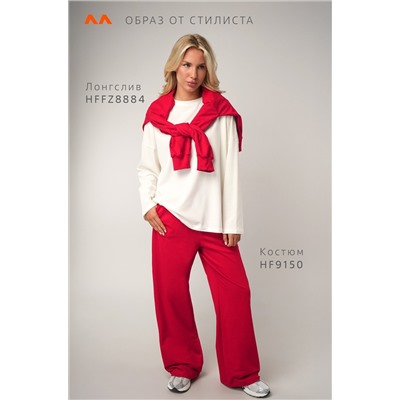 Женский лонгслив оверсайз Happyfox