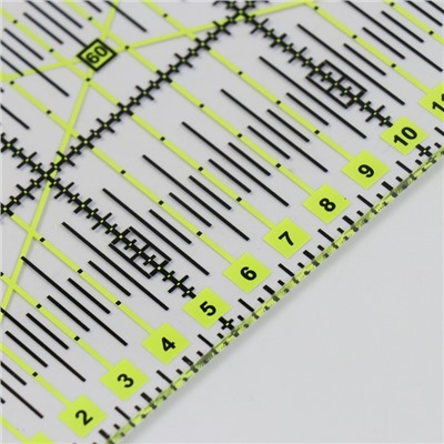 Набор для пэчворка: резиновый мат А4, линейка 15×15 см, дисковый, макетный нож+лезвия в папке