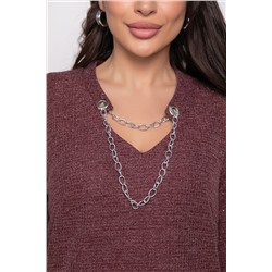 Платье "Секрет очарования" (брусника) П7676