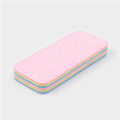 Салфетка многослойная для уборки из микрофибры MicroPVA, 17×7 см, 12 слоев