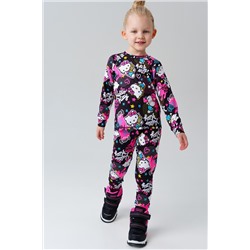 Термокомплект трикот. для девочек: фуфайка (футболка) с длин. рук, брюки для эпизод. использования PLAYTODAY, 1226869