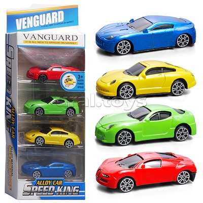 Набор машин "Стальной заезд" в коробке