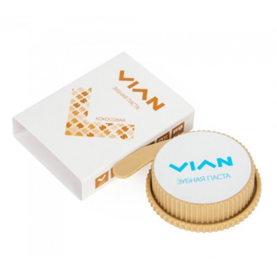 Концентрированная зубная паста с кокосом VIAN, 25 г