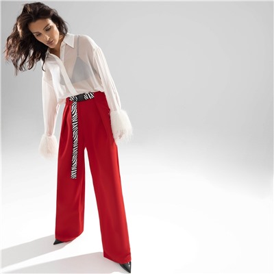 Брюки, Lifestyle (рэд, с поясом)