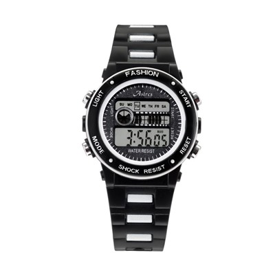 Часы наручные электронные мужские Astres Fashion, ремешок силикон, водонепроницаемые