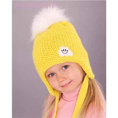 18-87-L Шапка для девочки флис (48-50)