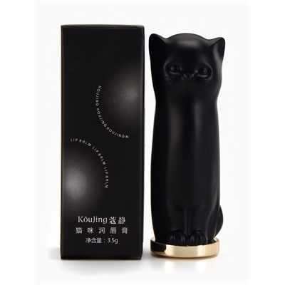 Оттеночный бальзам для губ "Cat black"