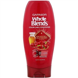 Garnier, Кондиционер для защиты цвета Whole Blends, «Аргановое масло и клюква», 370 мл