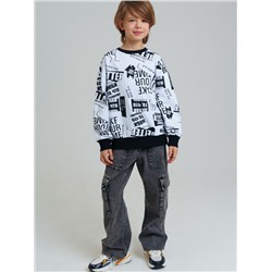 Брюки текстильные джинсовые для мальчиков