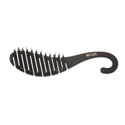 Dewal Beauty Щетка для волос продувная туннельная / FLEXI YIN-YANG BRZ105, черный