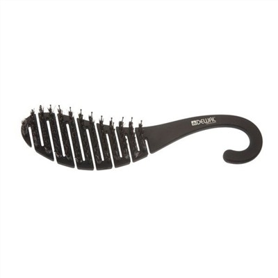 Dewal Beauty Щетка для волос продувная туннельная / FLEXI YIN-YANG BRZ105, черный