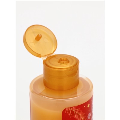 Подарочный набор новогодний в санях: гель для душа 2 шт., соль для ванны и мочалка, URAL LAB