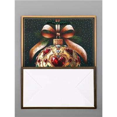 Пакет подарочный новогодний ламинированный, «Ёлка», 18×10×22.3 см