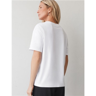 VILATTE Футболка D49.136