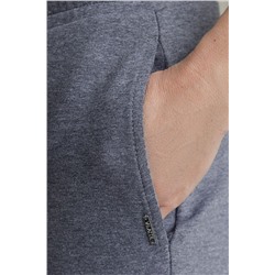 Прямые трикотажные брюки на резинке из футера двухнитки эластичные VILATTE, 1228114