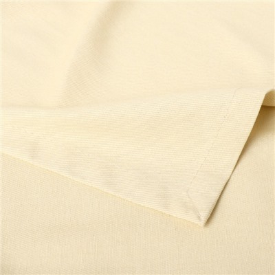 Скатерть «Этель» Home, 146×220 см, цвет молочный, 100% хлопок, саржа 250 г/м²