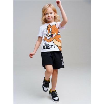 Фуфайка трикотажная для девочек (футболка)