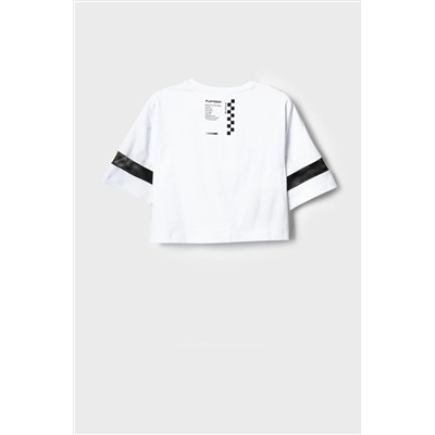 Фуфайка трикотажная для девочек (футболка) PLAYTODAY, 1240268