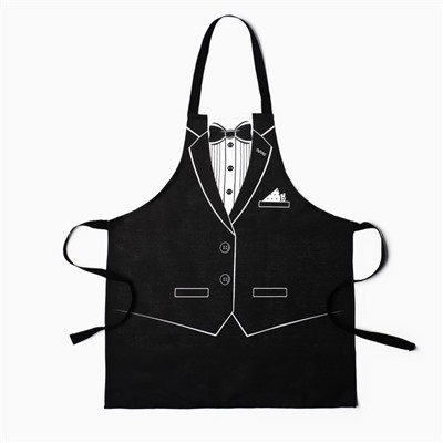 Фартук Доляна «Джентльмен», 60×70 см, хлопок 100 %, рогожка