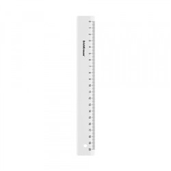 Линейка пластиковая 20 см Clear прозрачная 49499 ErichKrause