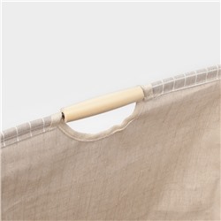 Корзина для белья Доляна «Квадраты», 40×26×50 см