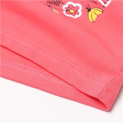 Толстовка для девочки, рост 92 см, коралловая