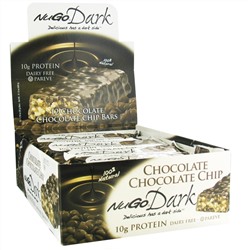 NuGo Nutrition, NuGo Dark, белковые батончики с шоколадной стружкой, 12 батончиков, весом 50 г (1,76 унции) каждый