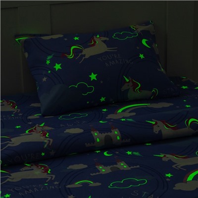 Постельное бельё 1.5-спальное «Этель» Surf the rainbow, бязь