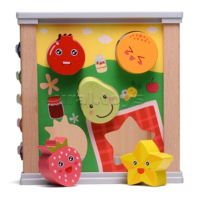 Бизиборд-Куб развивающий "Любимая ферма"