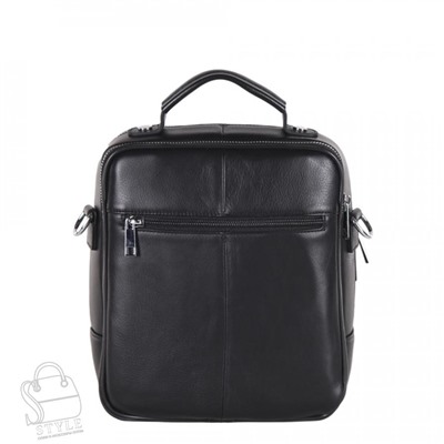 Сумка мужская кожаная 2081BSH black Heanbag