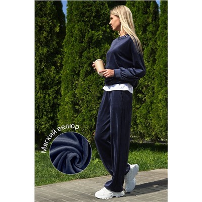 Женский велюровый костюм оверсайз Happyfox