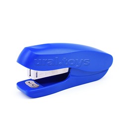 Степлер 24/6&26/6 (мощность 15 листов, глубина скрепления 50 мм) пластиковый, 2 вида скрепления, в картонной коробке, синий