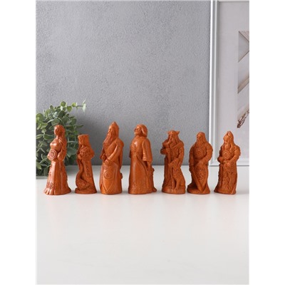 Набор фигурок «Славянские боги», 7 шт., высота от 11 до 13 см, красная глина