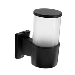 Светильник настенный Luazon Lighting 1хE27×60 Вт «Матовый», пластик, вверх, черный
