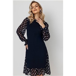 Платье женское  6165/17/Темно-синий