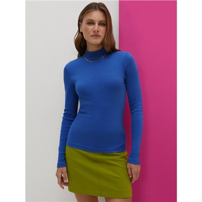 Водолазка женская MiNiMi Fresh, размер 44, цвет cobalto