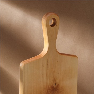 Доска разделочная с ручкой Adelica, 40×19×2.2 см, покрыта маслом, цельная берёза