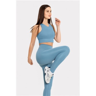 Брюки женские 342283 (Серо-голубой)