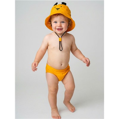 Комплект детский для мальчиков: плавки трикотажные, панама текстильная