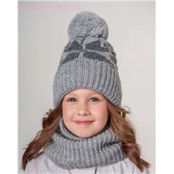 Q 201 D 201 Комплект флис (колпак+снуд) (52-54)